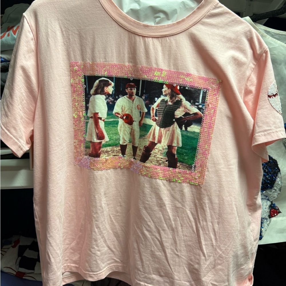 *HTF* Queen of Sparkles "league of their own" t-shirt in EUC!!